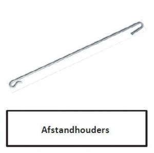 Afstandhouders - haken 30 cm per 50 stuks A. van Elk BV